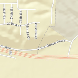 1 John Deere Road, Hampton, IL, USA Street Map