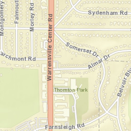 Shaker Heights Ohio Street Map