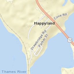 Happyland Connecticut Street Map