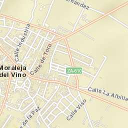 Moraleja del Vino Street Map