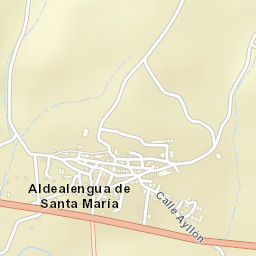 Aldealengua de Santa María Street Map