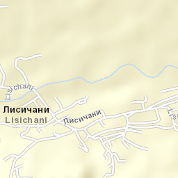 Lisičani Street Map