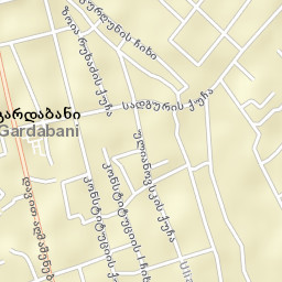 Gardabani Street Map