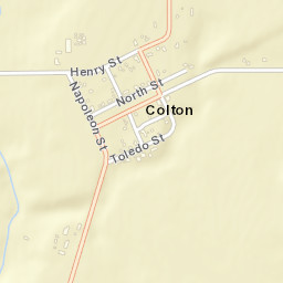 Colton Ohio Street Map