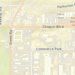 Beachwood Ohio Street Map