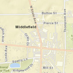 Middlefield Ohio Street Map