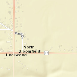 North Bloomfield Ohio Street Map