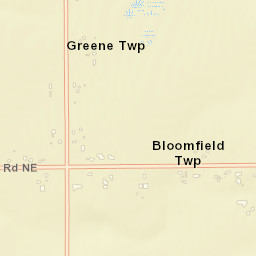 Greene Ohio Street Map