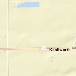 Kenilworth Ohio Street Map