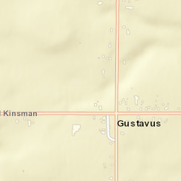 Gustavus Ohio Street Map