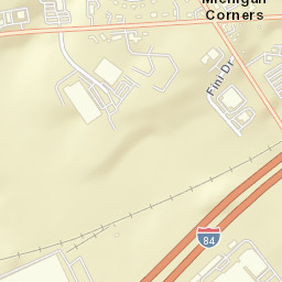 Michigan Corners New York Street Map