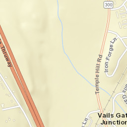 Vails Gate Junction New York Street Map