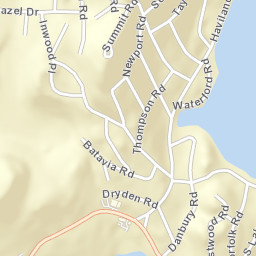 Putnam Lake New York Street Map