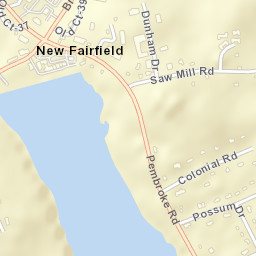New Fairfield Connecticut Street Map