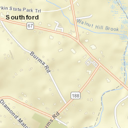 Southford Connecticut Street Map