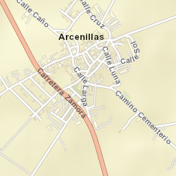 Arcenillas Street Map