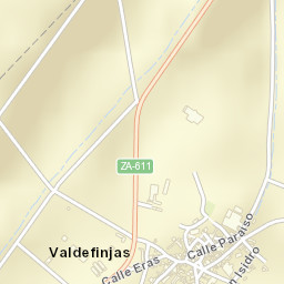 Valdefinjas Street Map