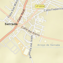 Serrada Street Map