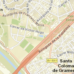 Santa Coloma de Gramenet Street Map