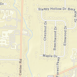 Westlake Ohio Street Map