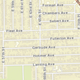 Slavic Village Ohio Street Map