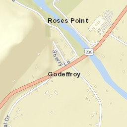 Roses Point New York Street Map