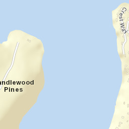 Candlewood Pines Connecticut Street Map
