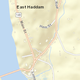 Bridge Road, Haddam, CT 06438, USA Street Map