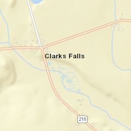 Clarks Falls Connecticut Street Map
