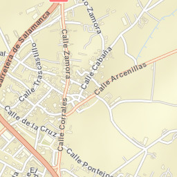 Morales del Vino Street Map