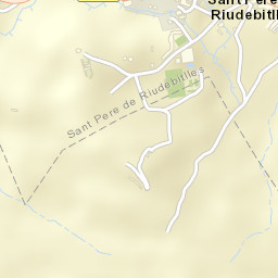 Sant Pere de Riudebitlles Street Map