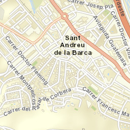 Sant Andreu de la Barca Street Map