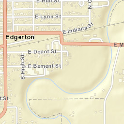 Edgerton Ohio Street Map