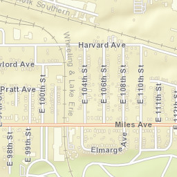 Miles Ohio Street Map