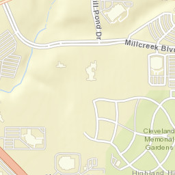 Highland Hills Ohio Street Map