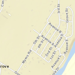 Myers Grove New York Street Map