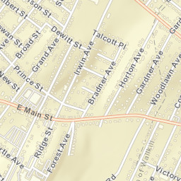 East Middletown New York Street Map