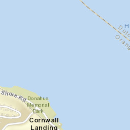 Cornwall Landing New York Street Map