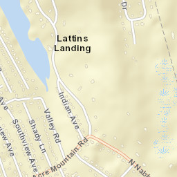 Lattins Landing Connecticut Street Map