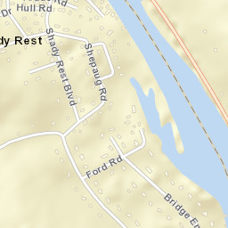 Shady Rest Connecticut Street Map