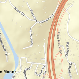 Russian Village Connecticut Street Map