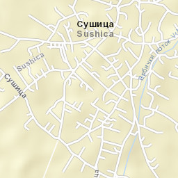 Sušica Street Map