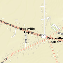 Ridgeville Corners Ohio Street Map