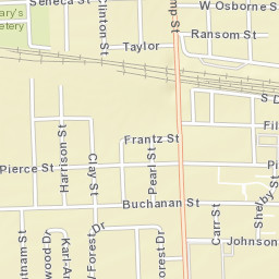 MacArthur Park Ohio Street Map