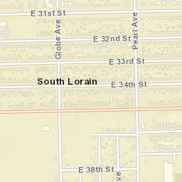 South Lorain Ohio Street Map
