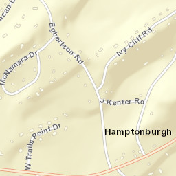 Hamptonburgh New York Street Map