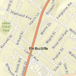 Firthcliffe New York Street Map