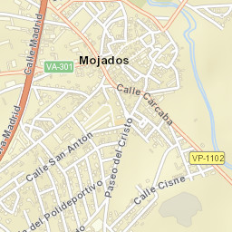 Mojados Street Map