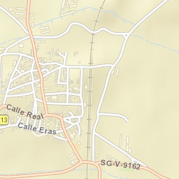 Campo de San Pedro Street Map