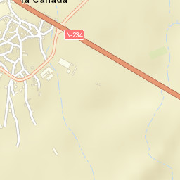 Cervera de la Cañada Street Map